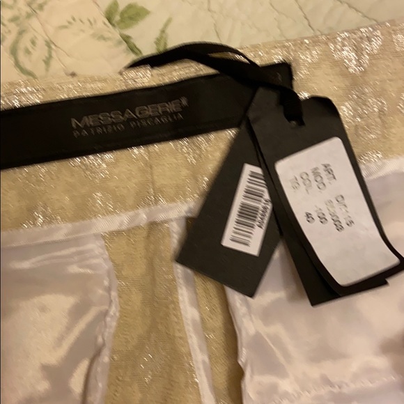 Jacquard glitter Tailored Trousers.Made Italy. - Picture 7 of 7